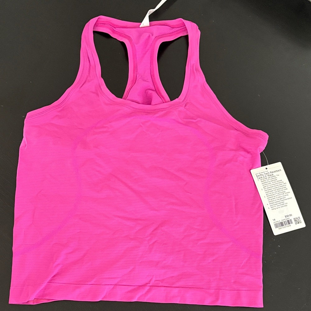 lululemon athletica Pink Tank Top